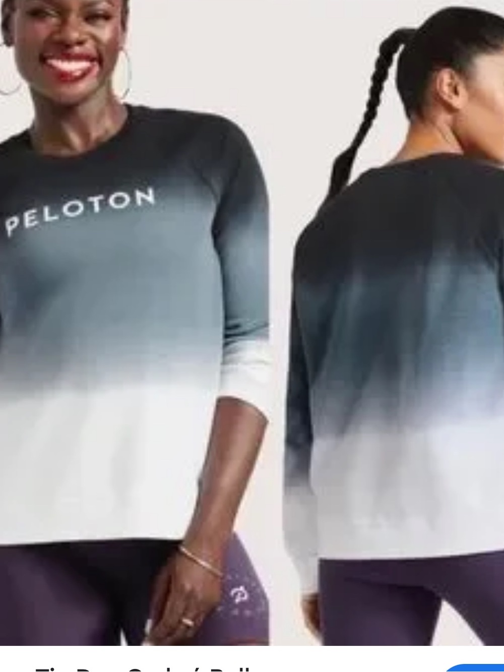 Peloton Ombre crewneck Sweatshirt